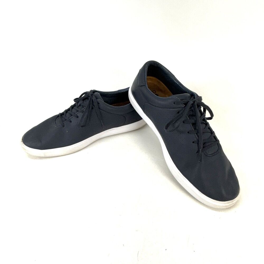Cuater Travis Mathew Phenom Blue Leather Shoes Mens Size 10.5  4MT090 Spikeless